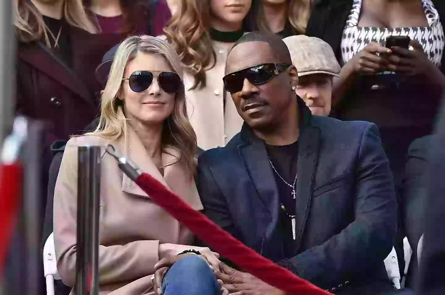 Eddie Murphy seen with his wife Paige Butcher (Axelle/Bauer-Griffin/FilmMagic)