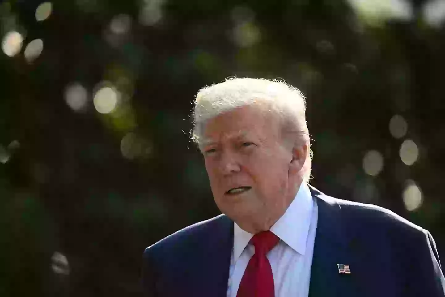 Trump was slammed for his unclear answer (JIM WATSON / Contributor / Getty)