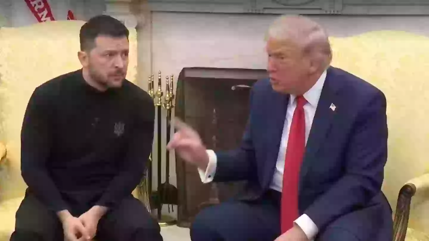 Donald Trump responds after chaotic footage showed him 'yelling' at Zelinskyy saying he's 'gambling with World War 3'