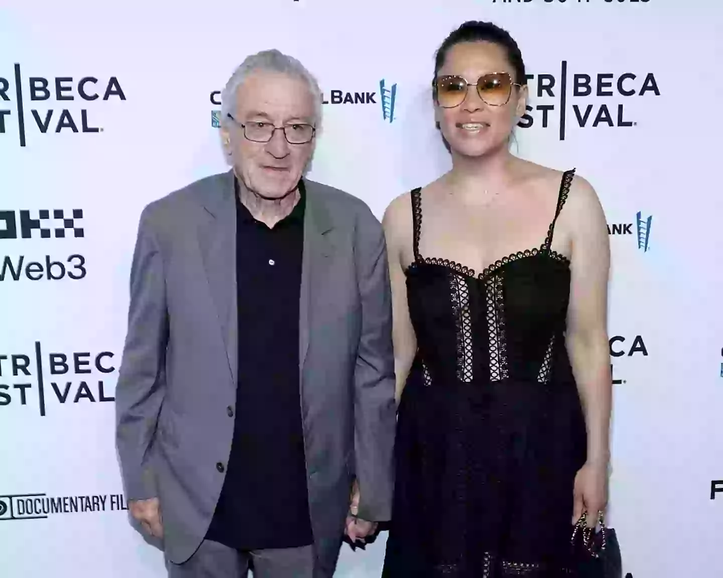 Robert De Niro pictured with his partner Tiffany Chen (Dimitrios Kambouris/Getty Images for Tribeca Festival)