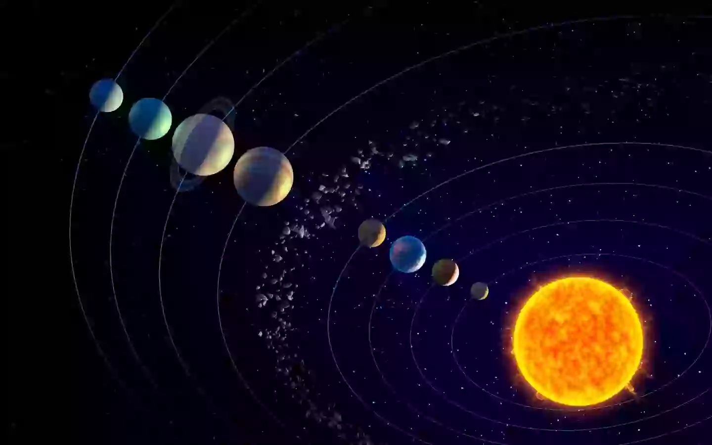 You'll be able to see Venus, Mars, Jupiter, Saturn, Uranus, Neptune, and Mercury on February 28 (Getty Stock Images)