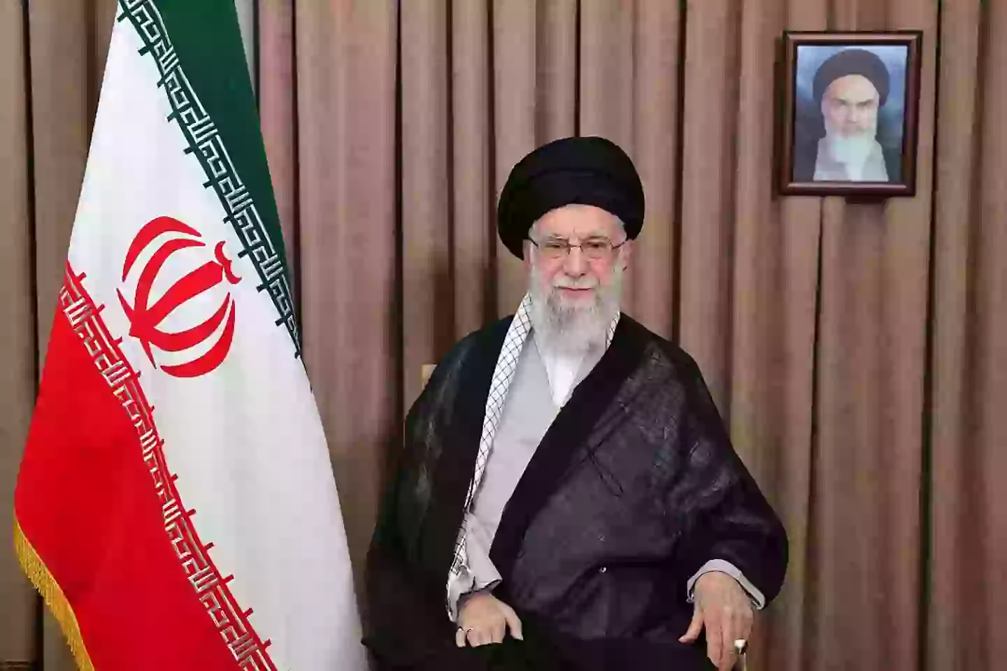 Iranian Supreme Leader Ali Khamenei warned about how it would retaliate if the US attacked (Office of the Supreme Leader of Iran via Getty Images)