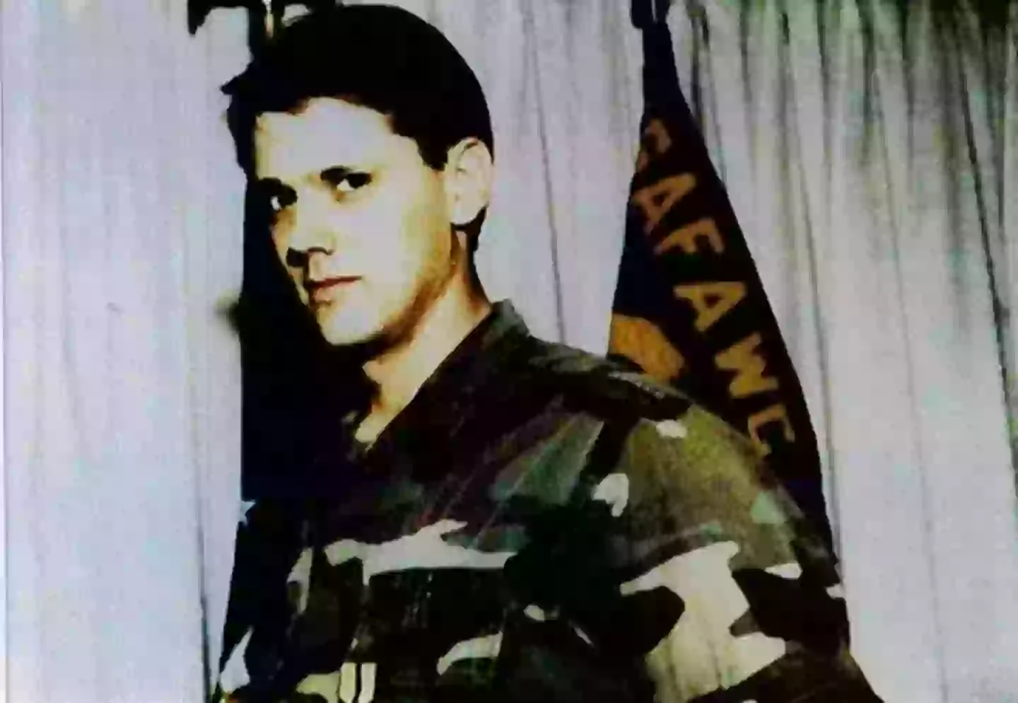 Edward Zakrzewski II is pictured in his Air Force uniform (Edward Zakrzewski legal team)