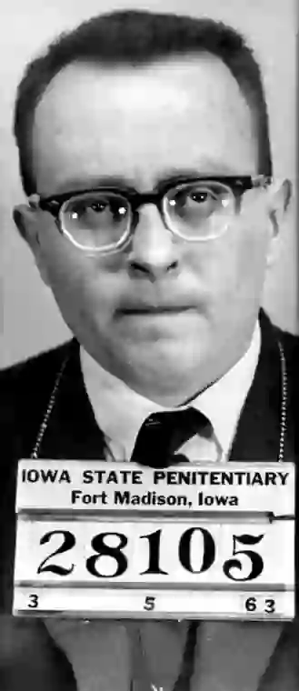 Victor Harry Feguer was executed in 1963 after murdering a local doctor (Iowa Police)