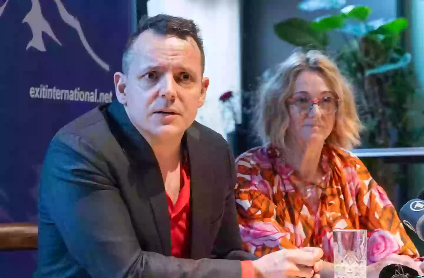 Dr Florian Willet, seen left, has taken his own life (ARND WIEGMANN/AFP via Getty Images)