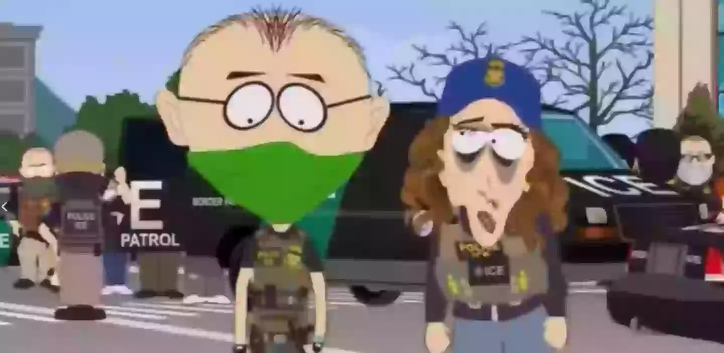 The episode took aim at Noem (Comedy Central)