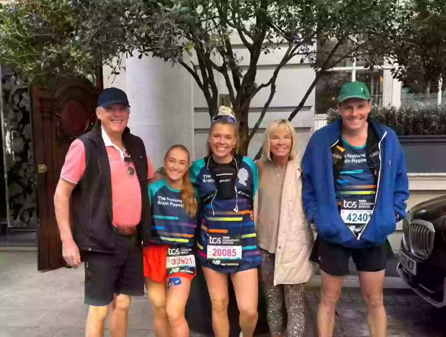 Gemma's siblings and best friend ran the London Marathon to raise awareness of PCA (Collect/PA Real Life)