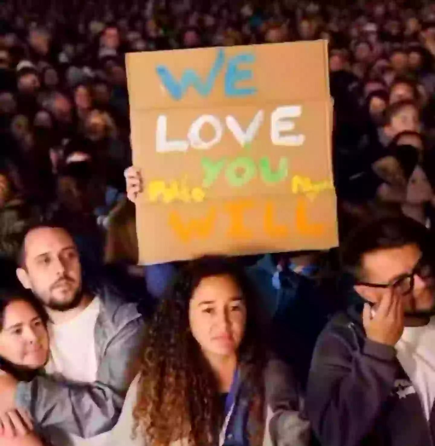 Another pointed out an issue with the man scratching his eye through the lens of his glasses (Instagram/willsmith)