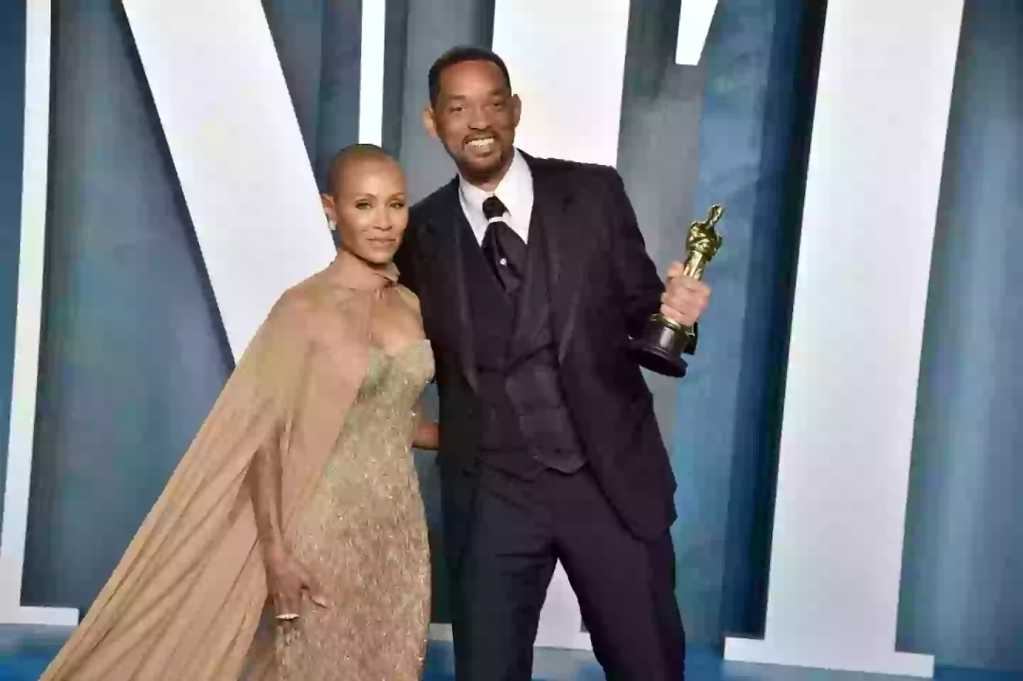 Will and his wife, Jada, before the iconic Oscars moment (Lionel Hahn/Getty Images)