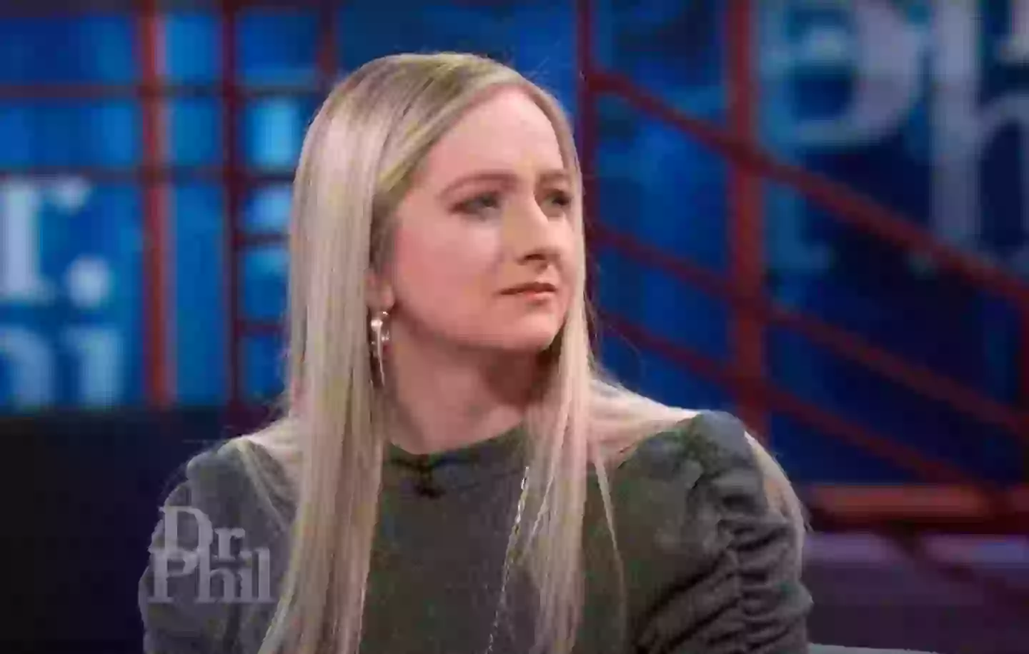 Natasha had put up with years of abuse from Brenden, including 'muffing' - which she described as a push to the face (YouTube/Dr. Phil)