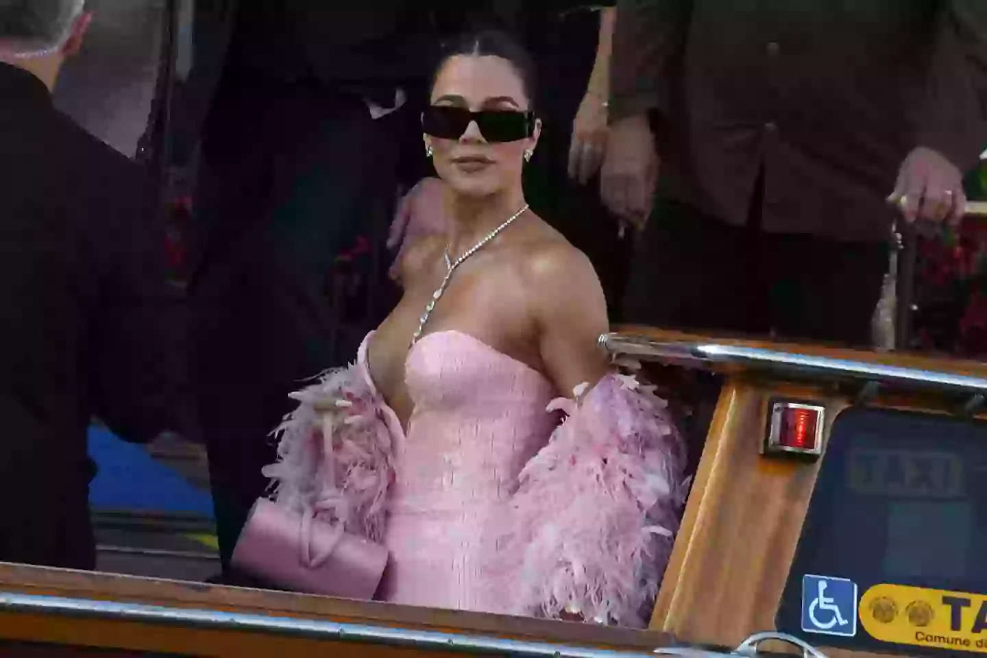 Khloé Kardashian attended the wedding in Venice (Luigi Iorio/GC Images)