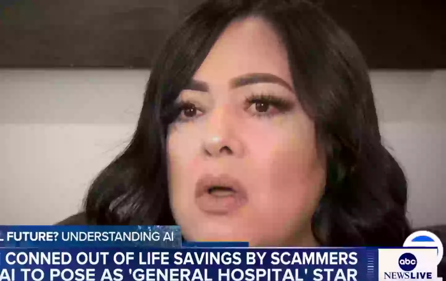 Luvalkaba's mom, Abigail, was a victim of fraud (ABC News)