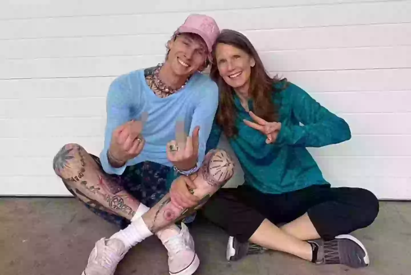 MGK says his mother claimed to have felt like she was once abducted by aliens (Instagram/@machinegunkelly)