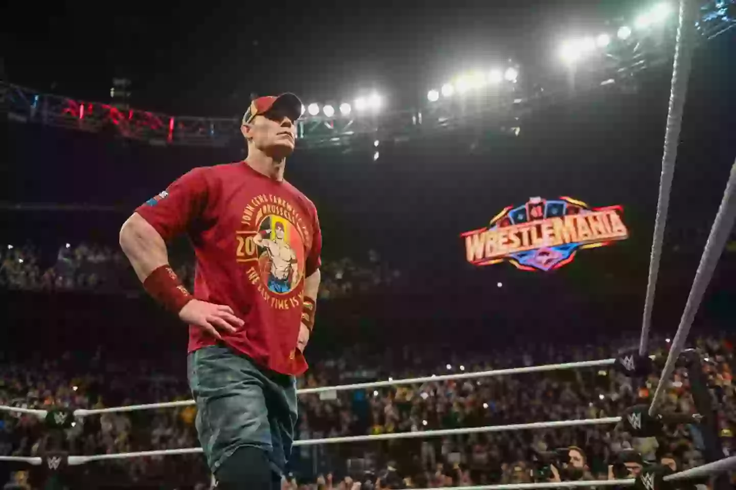 Cena took aim at one young fan in particular during the event (WWE/WWE via Getty Images)