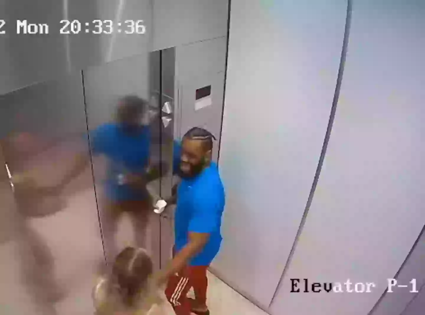 Still from the elevator video.