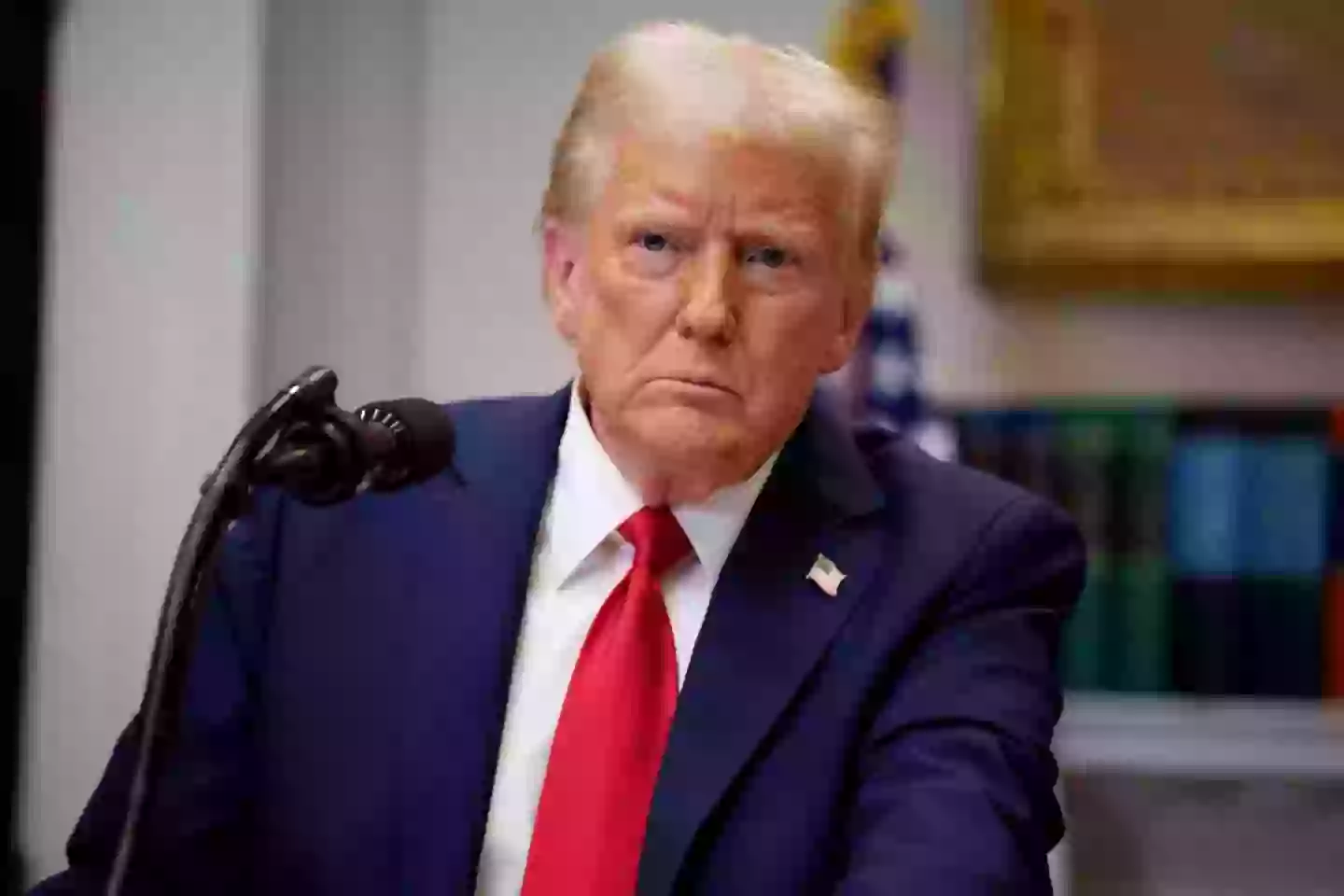 Trump left the reporter speechless (Andrew Harnik / Staff / Getty)