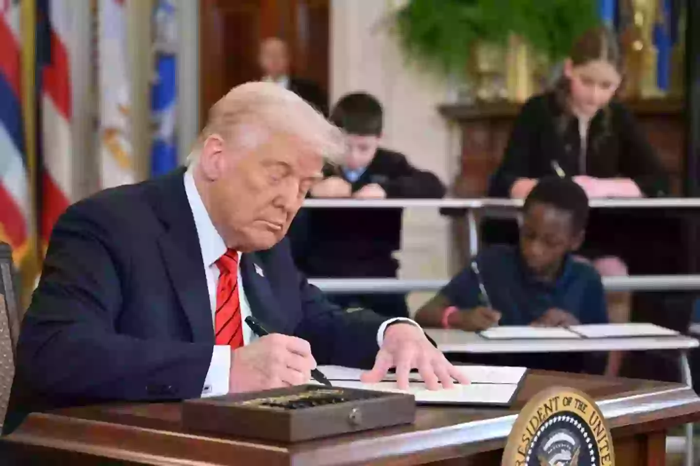 People noticed another mark (MANDEL NGAN/AFP via Getty Images)