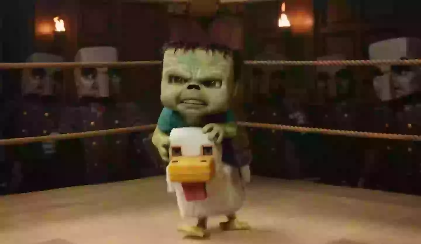 A chicken jockey's appearance sent film fans into a frenzy (Warner Bros.)