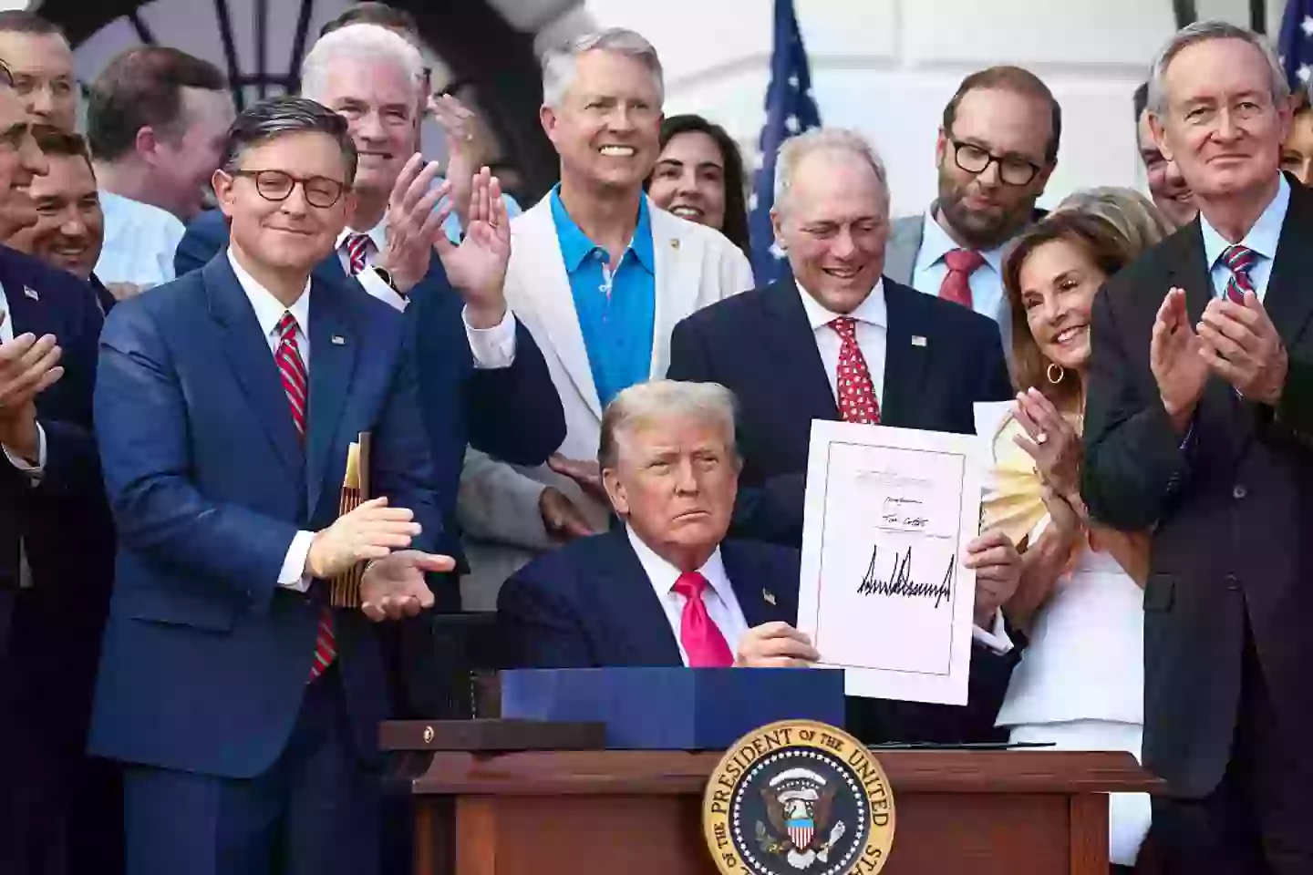 The 'big, beautiful bill' was signed into law in July (Samuel Corum/Getty Images)