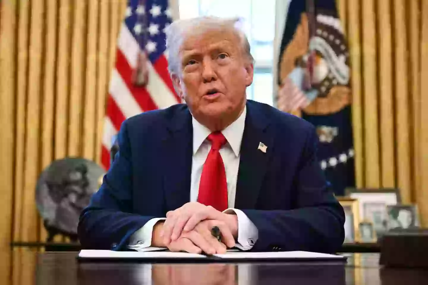 Donald Trump hasn't stopped with the executive orders (JIM WATSON/AFP via Getty Images)