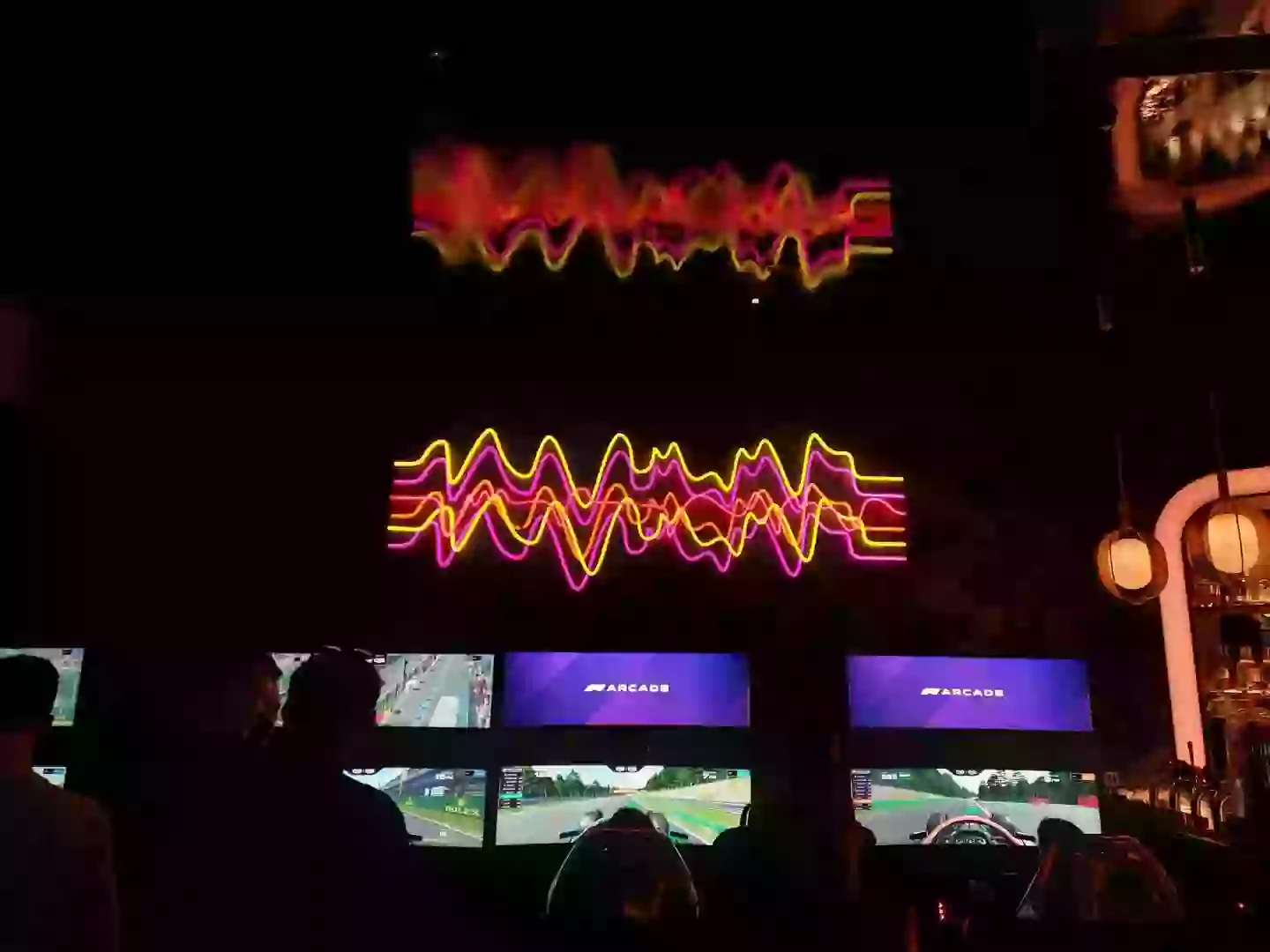 There's plenty of lovely little aesthetic touches for the F1 nerd in you. Image: F1 Arcade