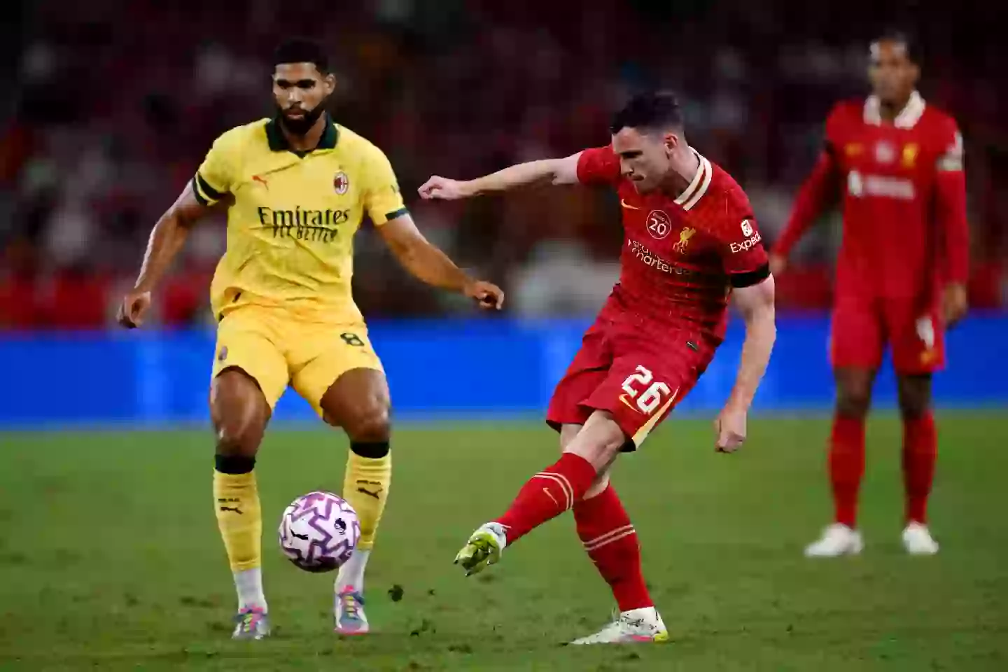 Andrew Robertson in action for Liverpool (Image: Liverpool FC / Contributor via Getty)