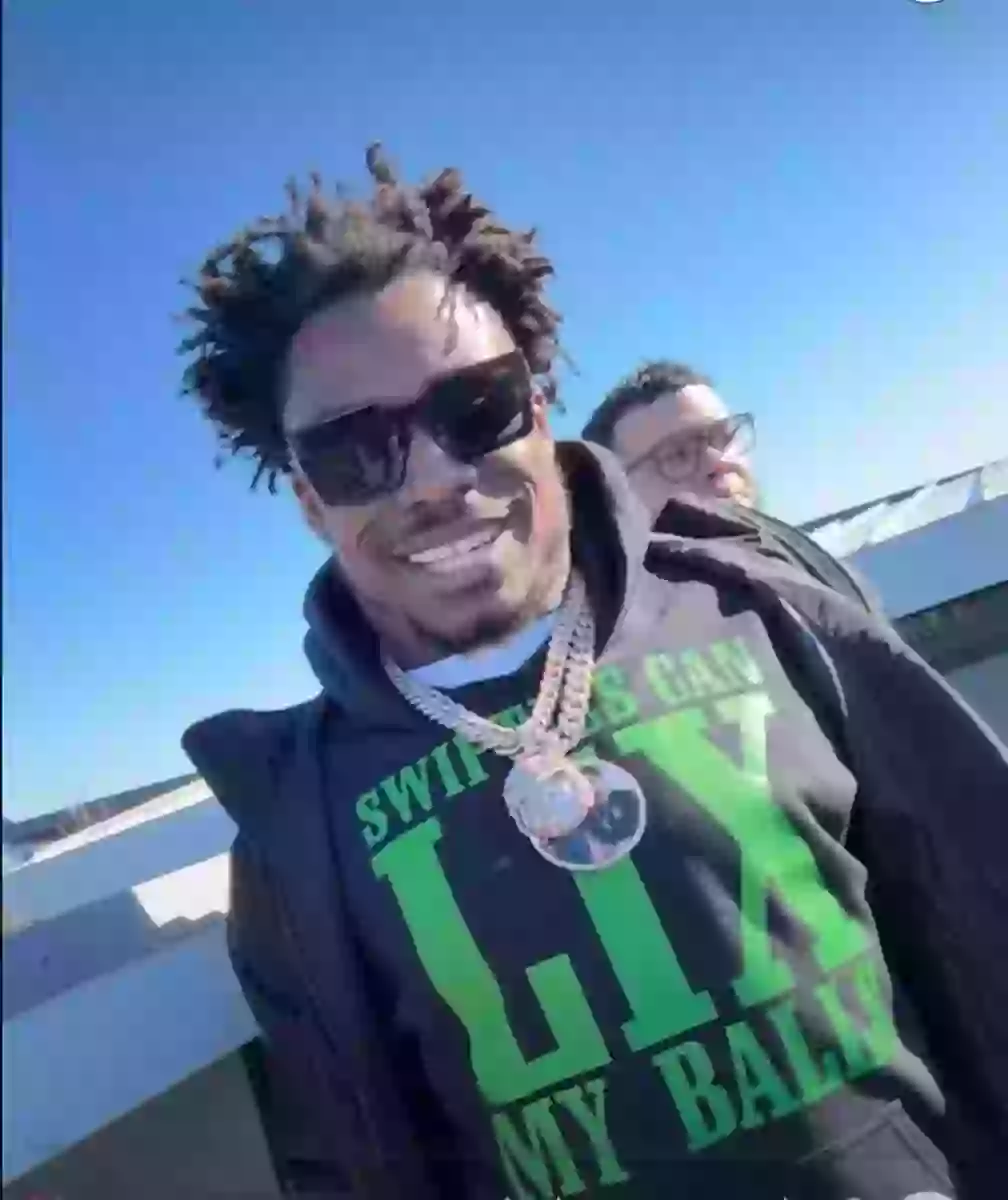 CJ Gardner Johnson caused a stir with the message on his hoodie. Image: X/@NFL_Memes