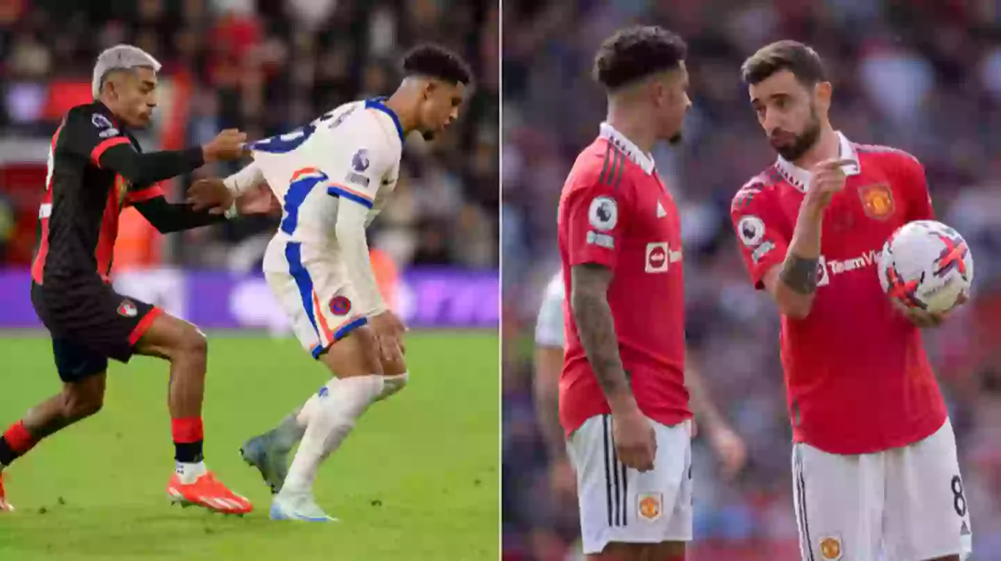 Man Utd fans spot Bruno Fernandes’ message to Jadon Sancho after Chelsea debut