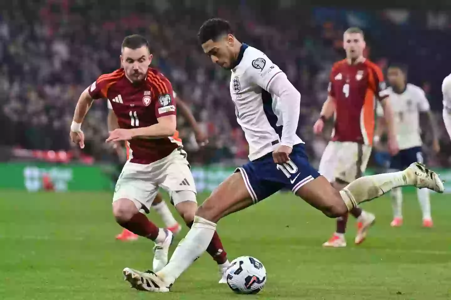 GettyImages-2206235202 England fans think it's time for an 'uncomfortable conversation' about one player after his Latvia performance