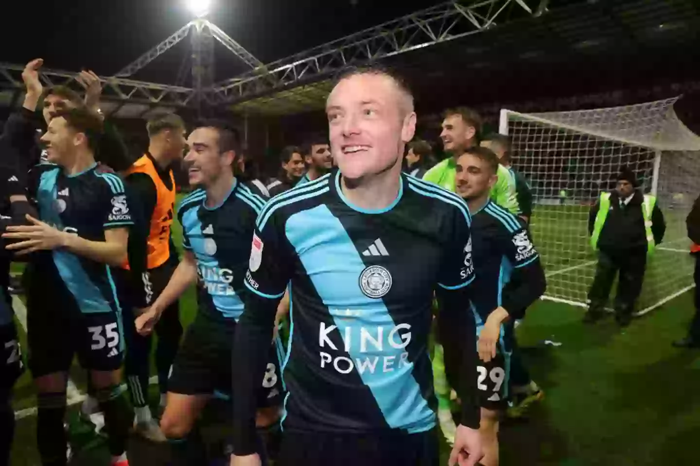 Jamie-Vardy-Leicester-Wrexham Jamie Vardy tipped to complete stunning move after Leicester's relegation with two clubs being named