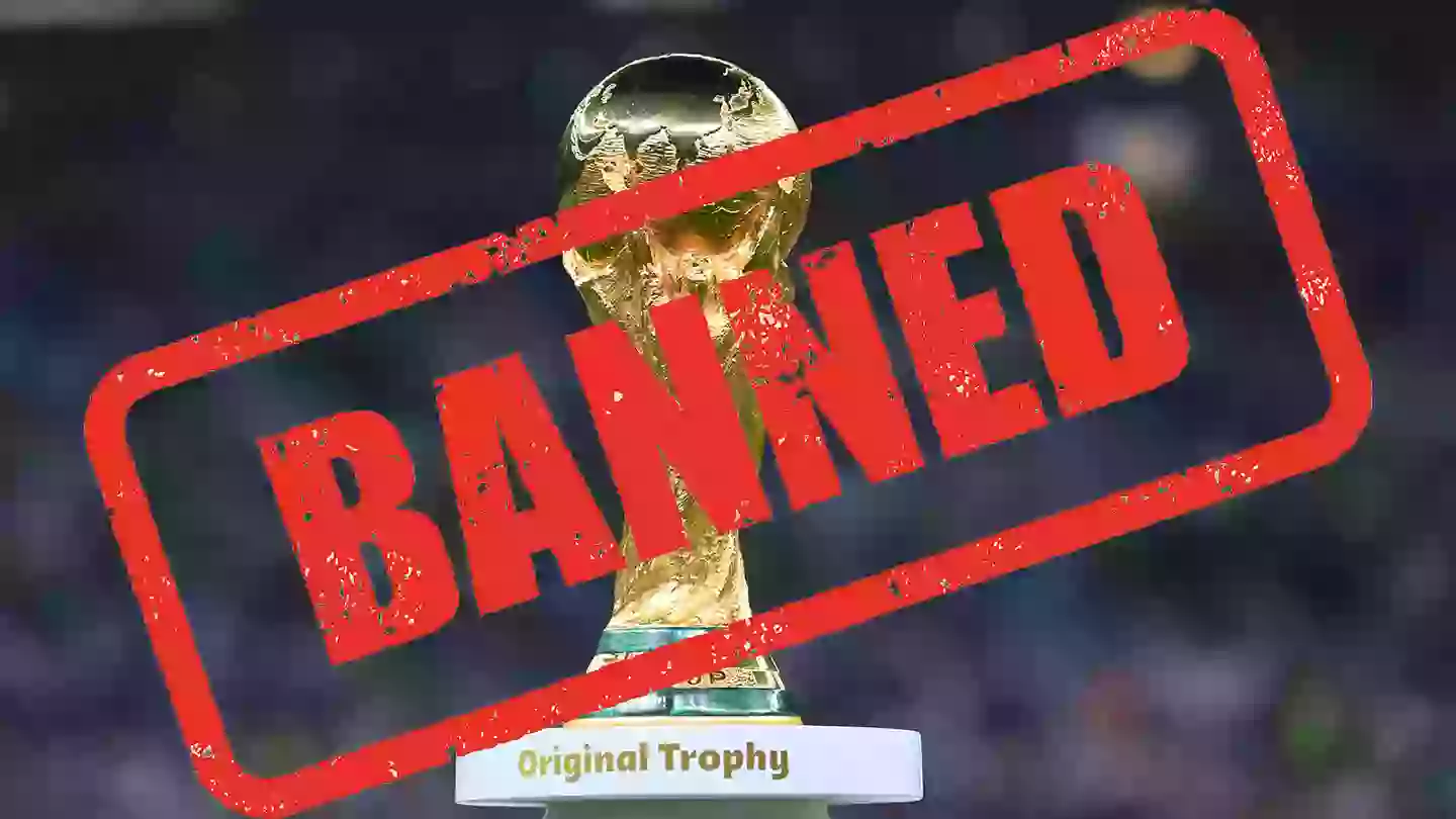 FIFA has banned three countries from the World Cup for 'political reasons'