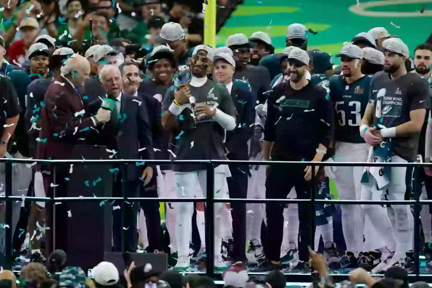 Philadelphia Eagles won the 2025 Super Bowl (Image: Getty)