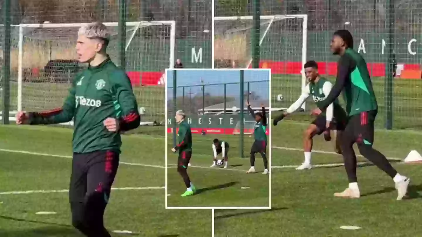 Fans think Man Utd squad are mocking rival player in training as new footage emerges