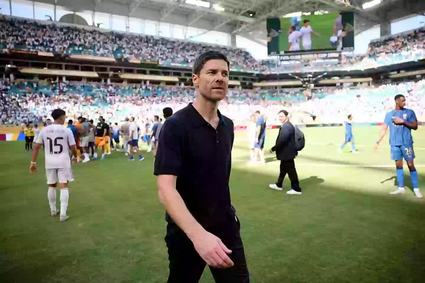 Xabi Alonso after Real Madrid vs Al Hilal (Credit:Getty)