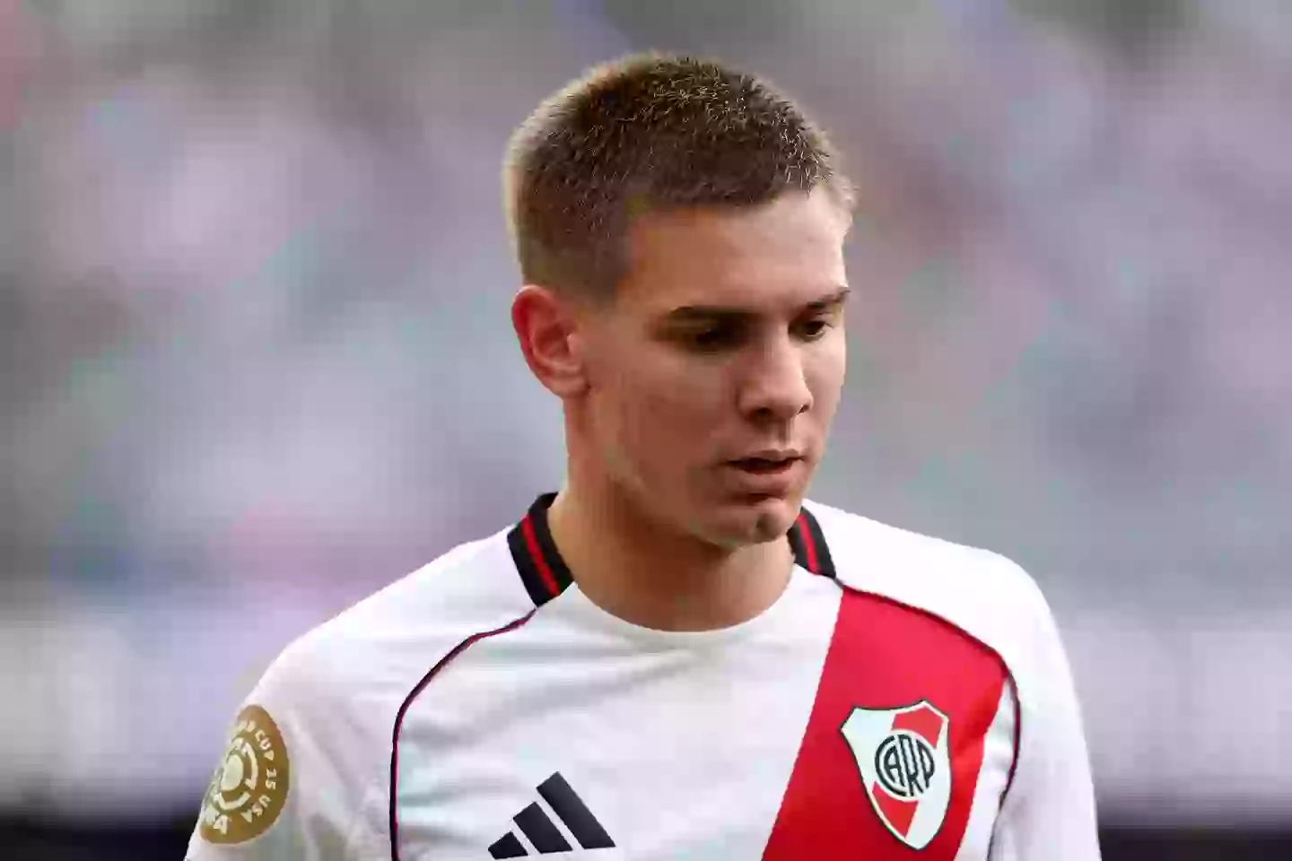 Franco Mastantuono won't be able to join first-team training just yet. (Image: Steph Chambers - FIFA / Contributor via Getty)