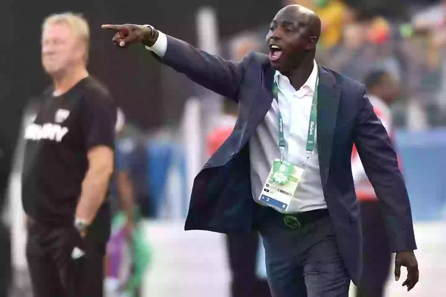 Samson Siasia had his banned reduced following an appeal. Image: Getty