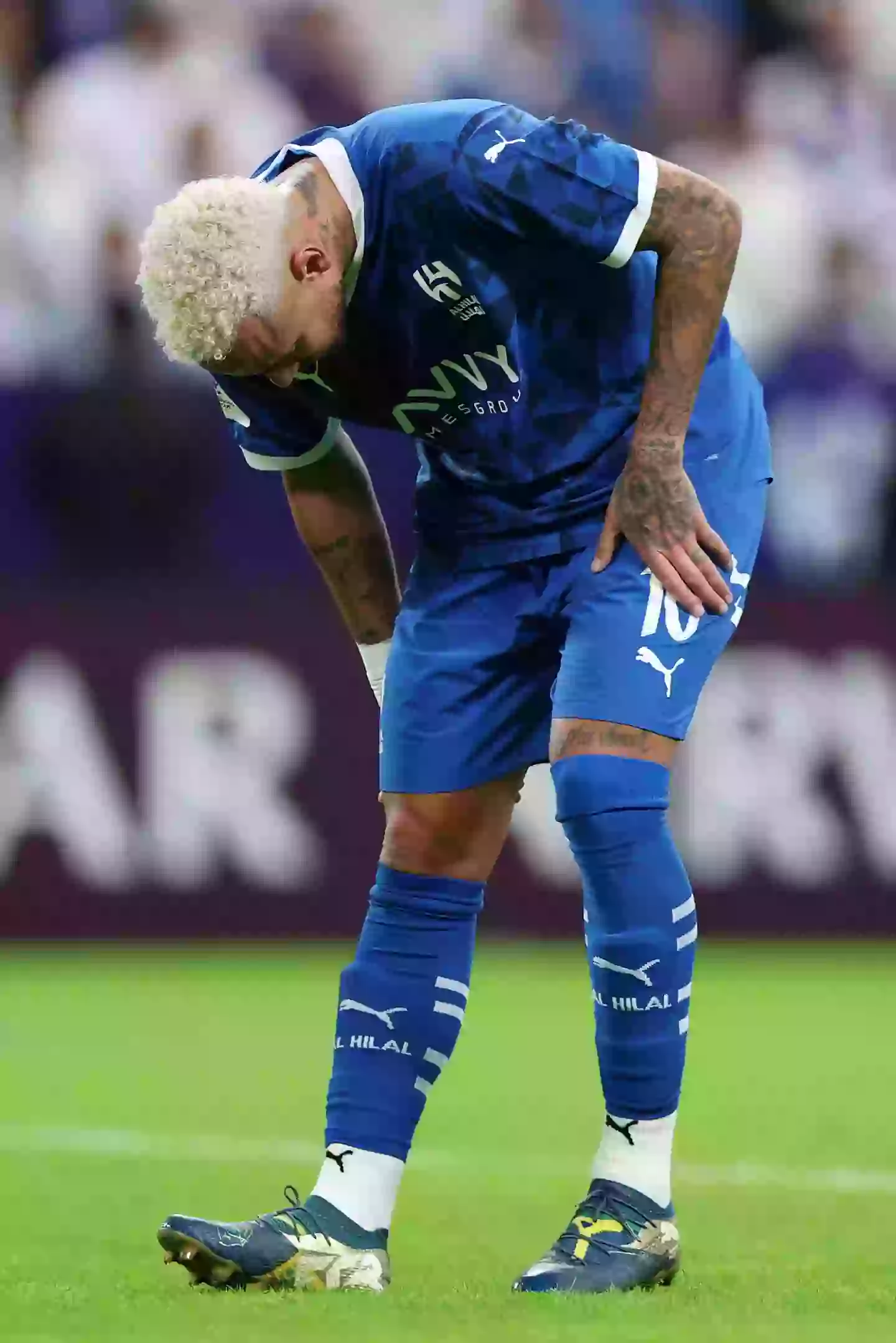 Neymar has suffered another injury as his Al Hilal nightmare continues. Image: Getty