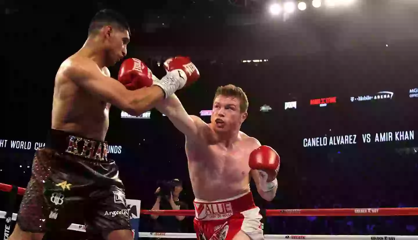 Amir Khan vs Canelo Alvarez took place in 2016. Image: Getty