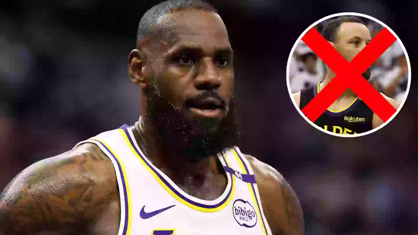 LeBron James snubbed Steph Curry when naming the NBA player who can break his scoring record