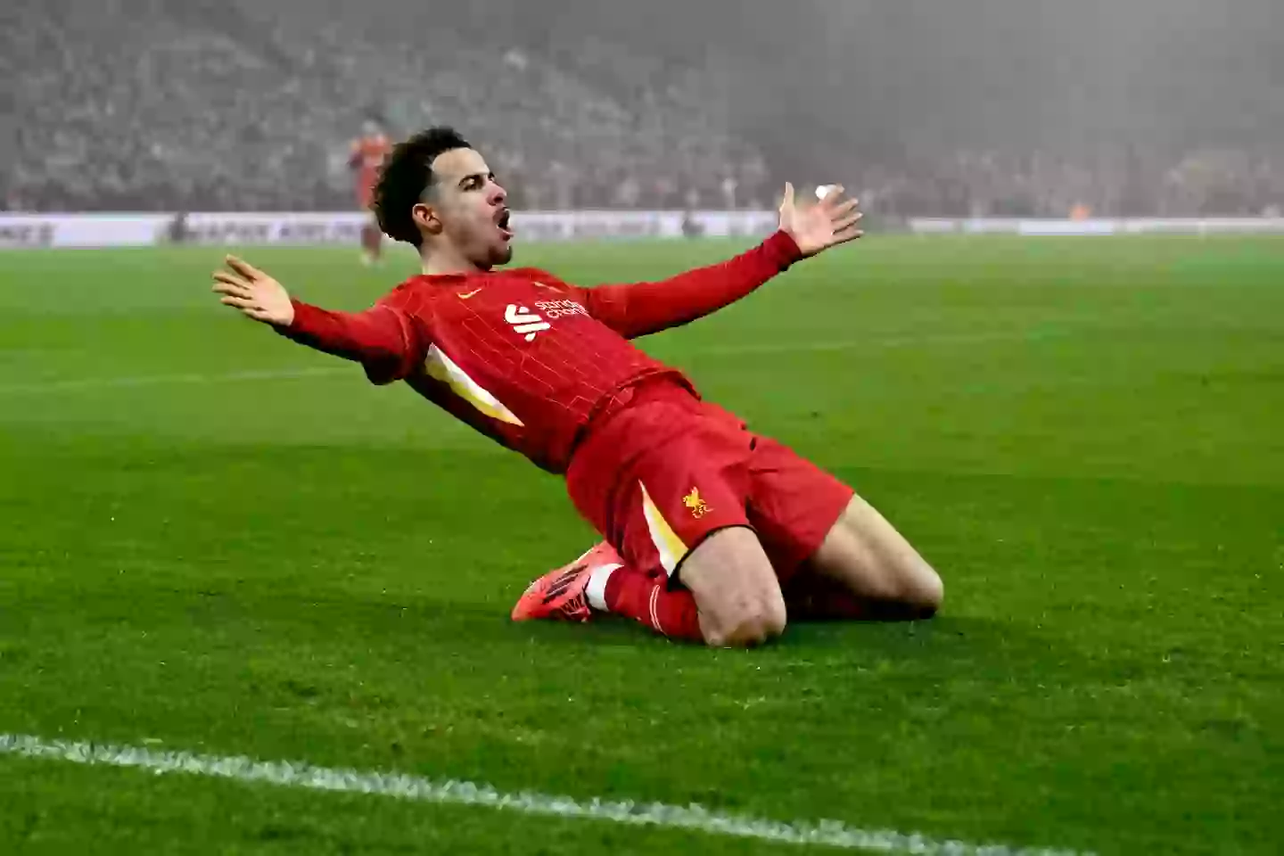 Curtis Jones scored as Liverpool extended their lead at the top of the Premier League. Image: Getty