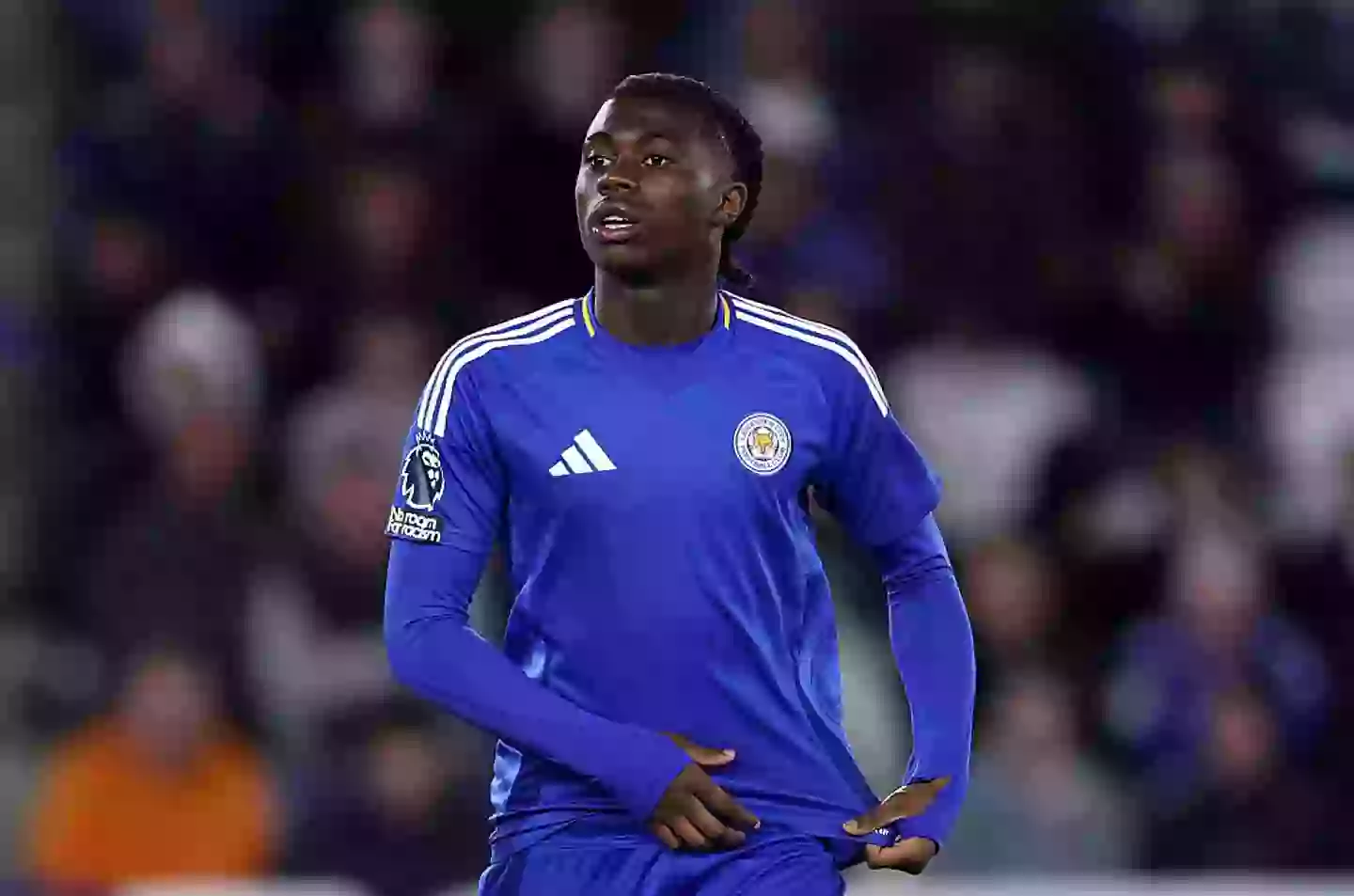 GettyImages-2209067445 Why Jeremy Monga was not wearing a shirt sponsor as Leicester City make Premier League history vs Newcastle