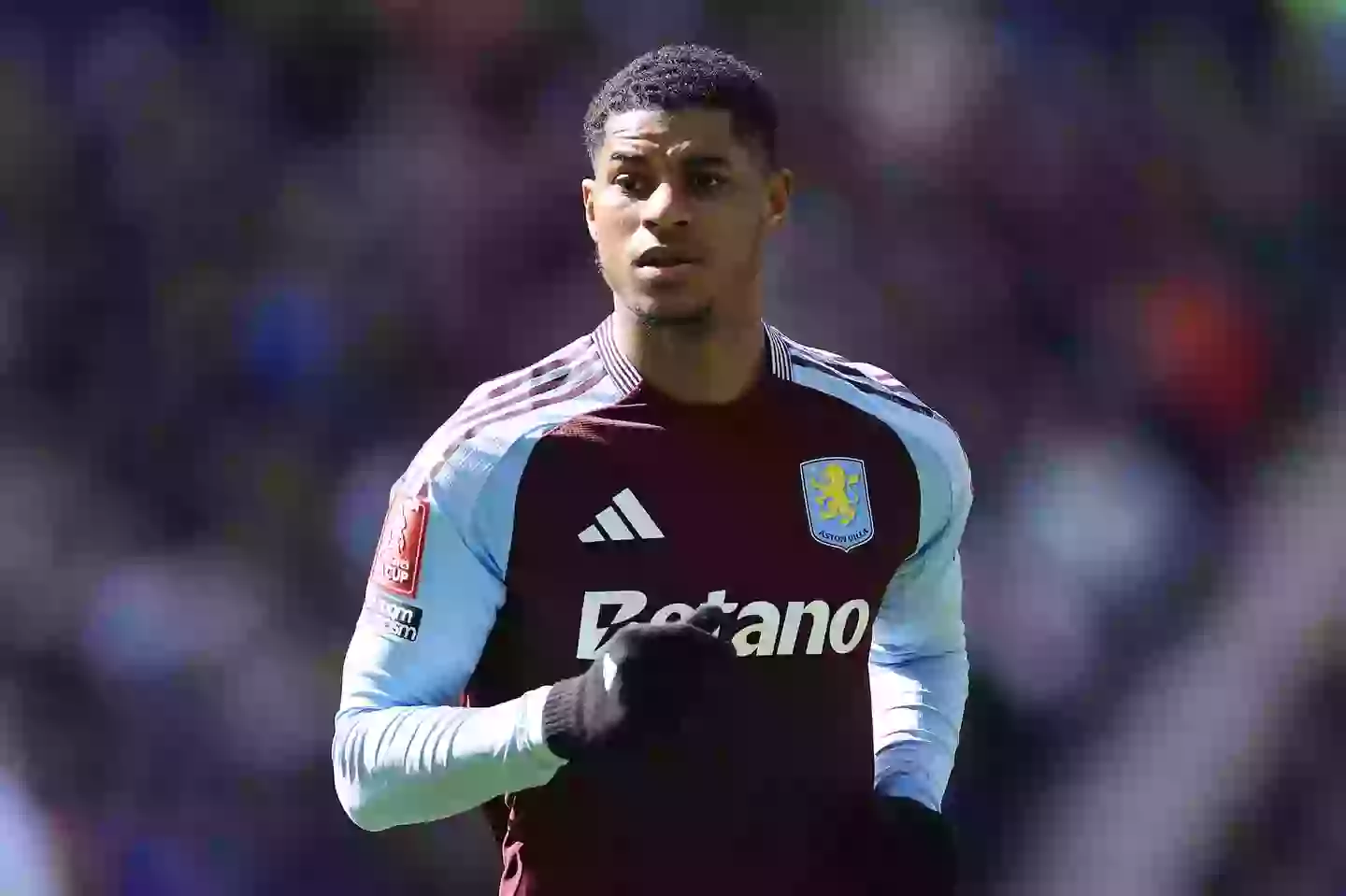 GettyImages-2207278263 Aston Villa star admits he's 'unhappy' with current situation after Marcus Rashford's move from Man Utd
