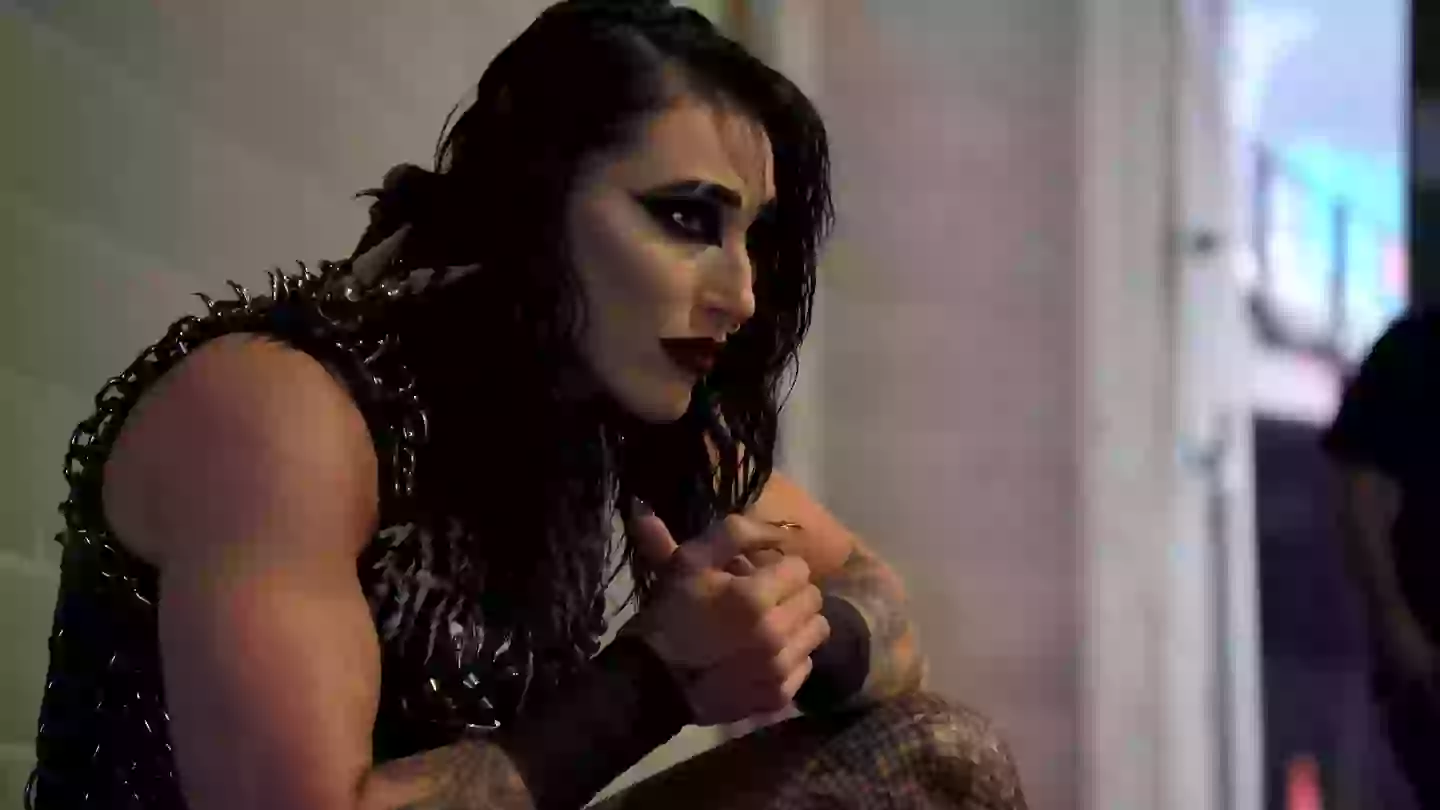 Rhea Ripley stars in the 'WWE Unreal' series. Image: Netflix