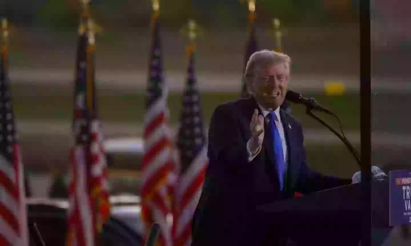 Donald Trump spoke in Latrobe during his election campaign (Credit:Getty)