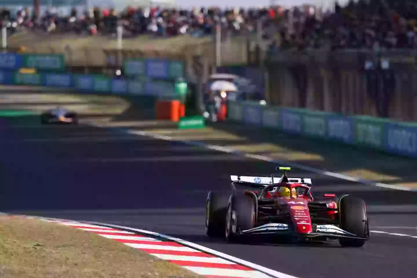 Lewis Hamilton will start the Chinese Grand Prix sprint race at the front of the grid. (Image: Getty)