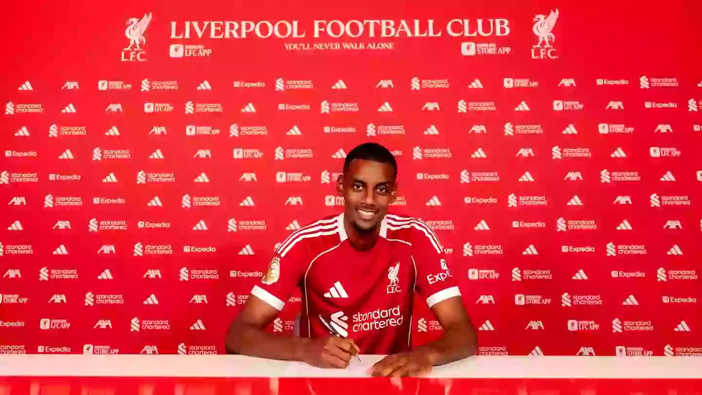 Alexander Isak is Liverpool's new No.9. Image: Getty