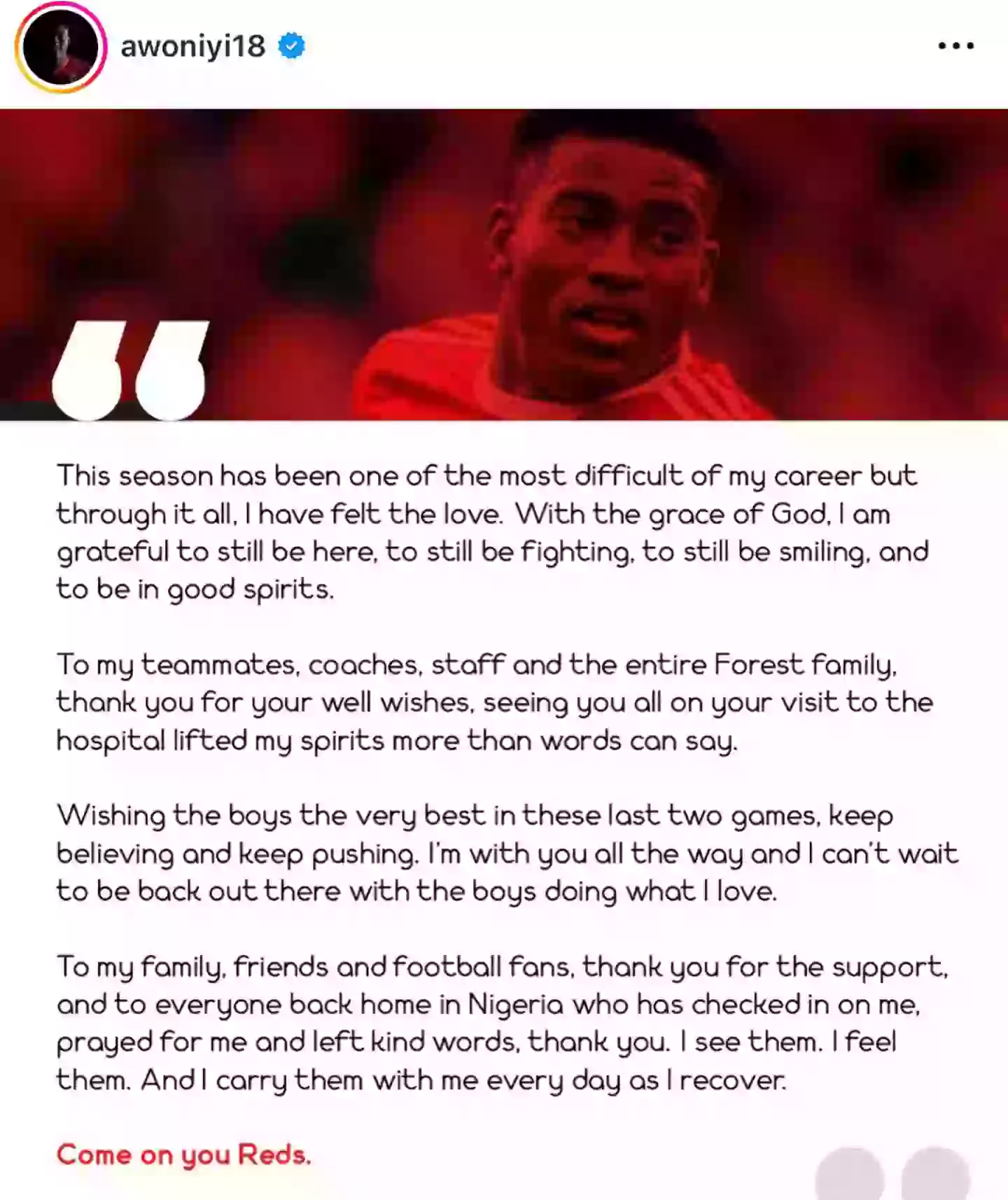 Taiwo-Awoniyi-Nottingham-Forest-statement Premier League club 'ban' Gary Neville from their stadium and 'ask Sky to change commentary team'