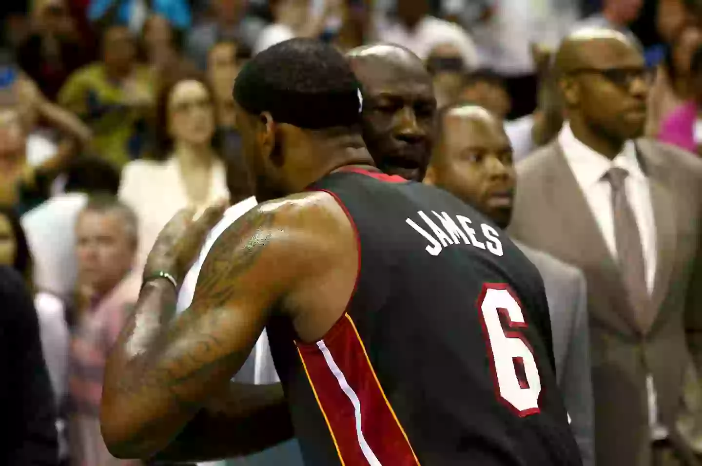 LeBron James and Michael Jordan. (