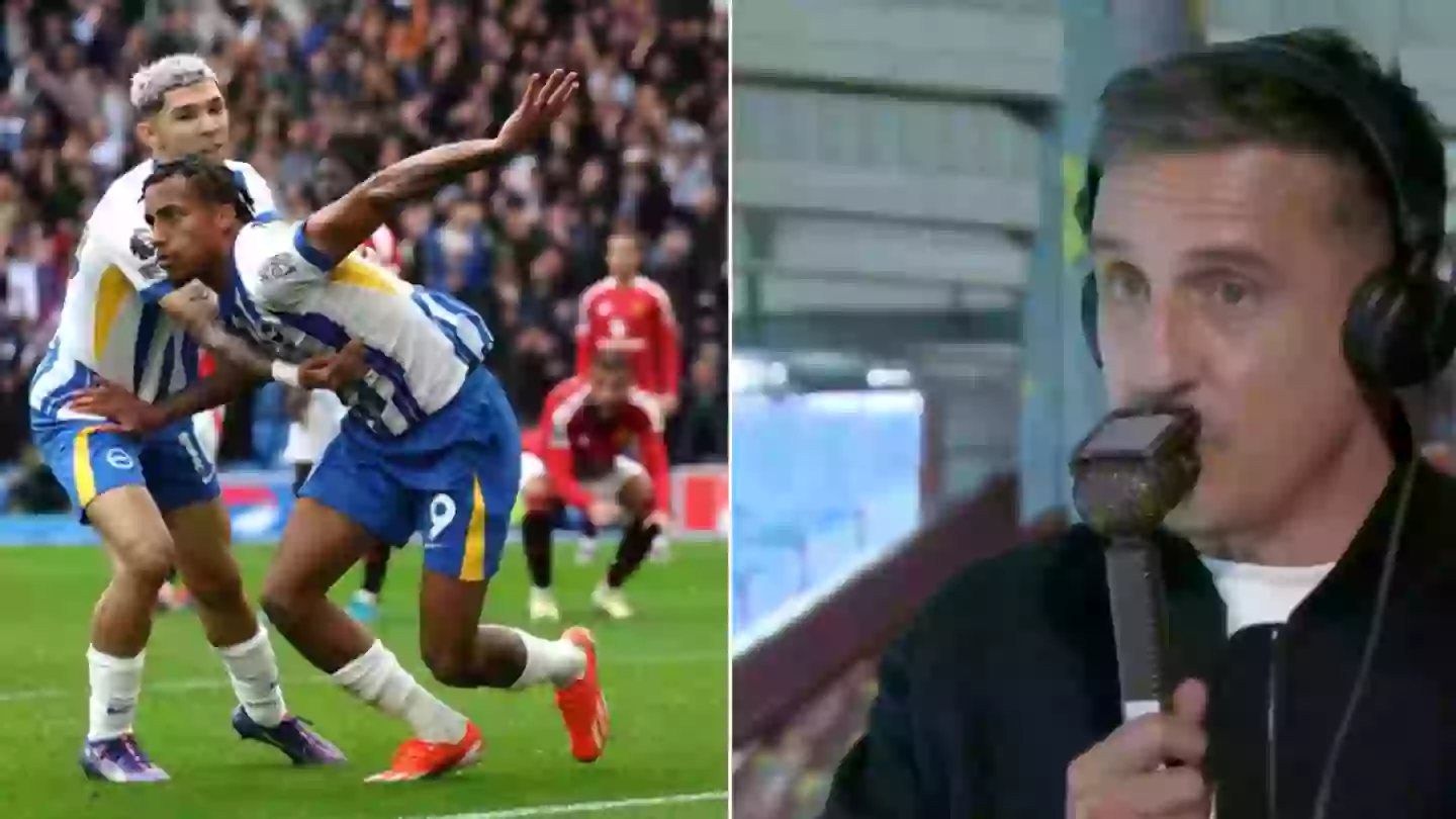 Gary Neville calls out four Man United players following the defeat to Brighton