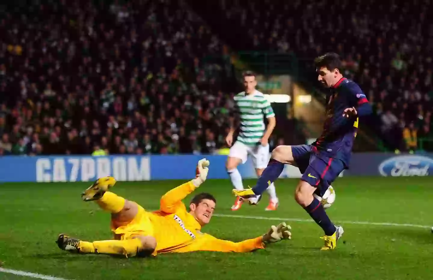 Fraser Forster impressed Lionel Messi. Image: Getty